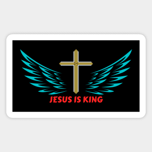 Jesus Is King Magnet